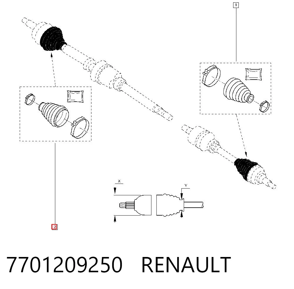7701209250 Renault (RVI)