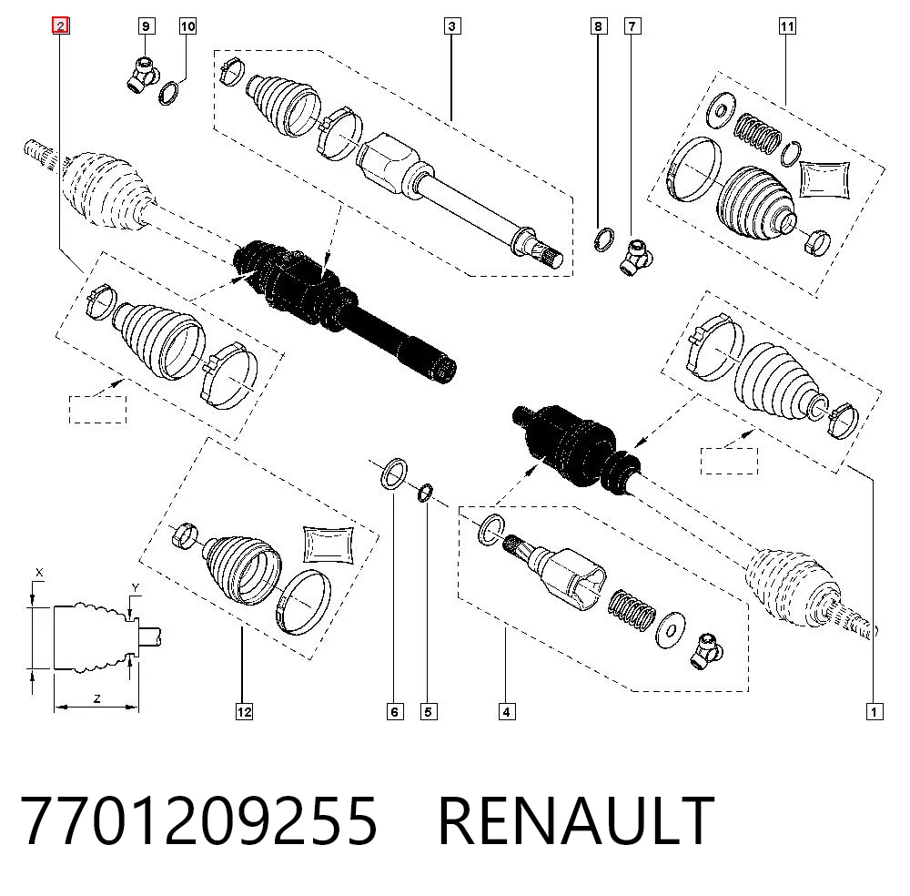 7701209255 Renault (RVI)