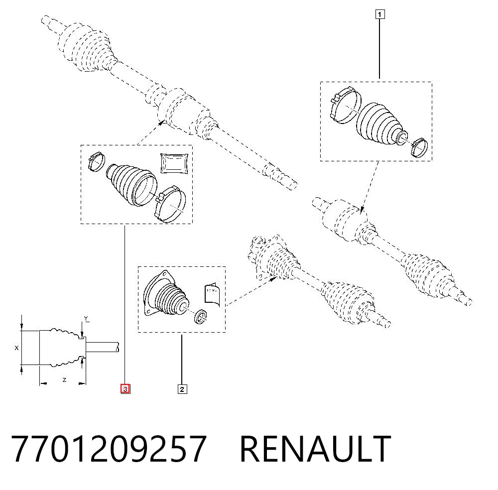 7701209257 Renault (RVI)