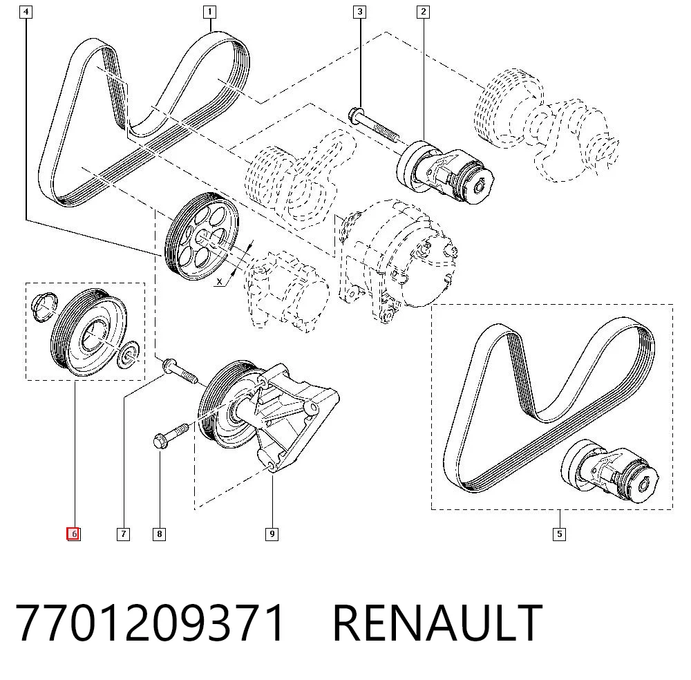 7701209371 Renault (RVI)
