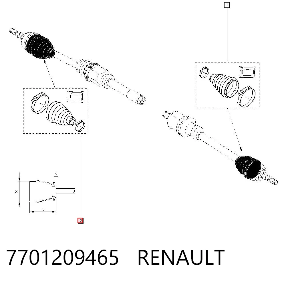 7701209465 Renault (RVI)