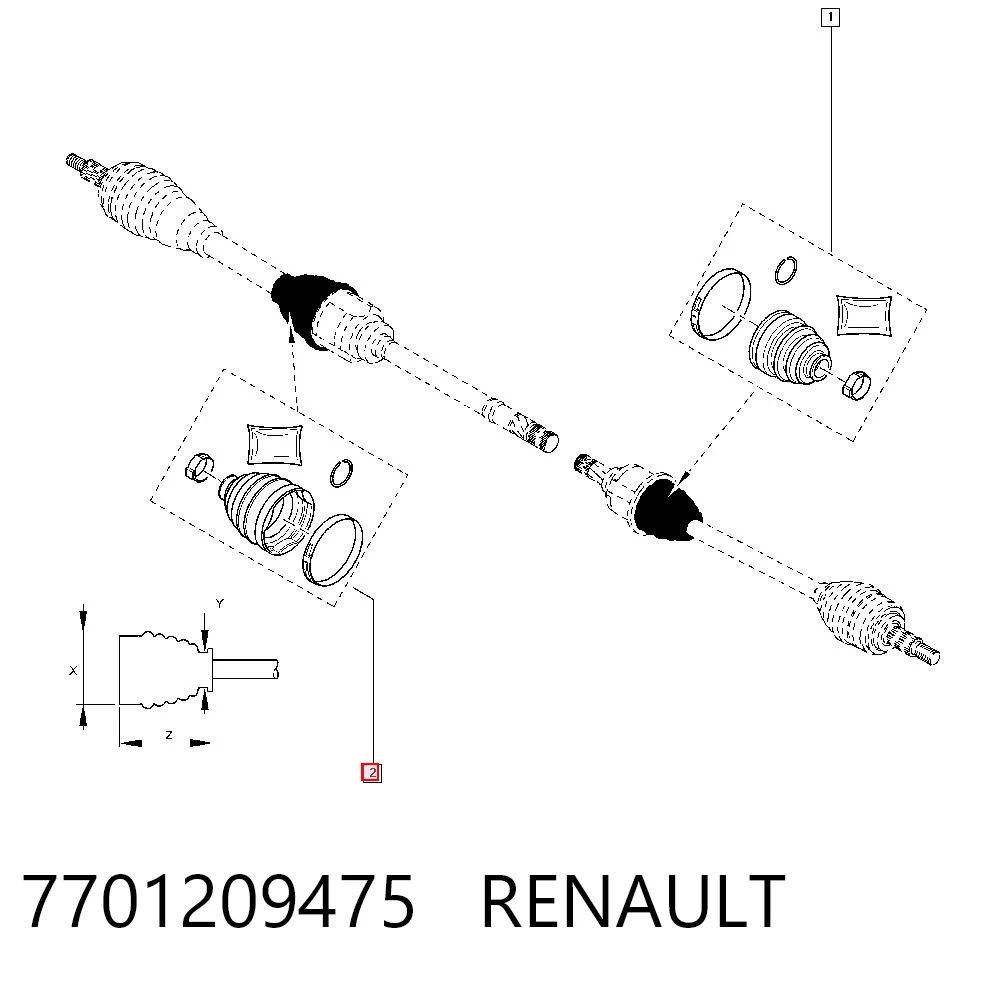 7701209475 Renault (RVI)