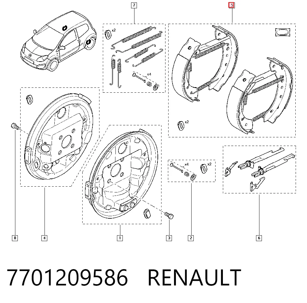 7701209586 Renault (RVI)