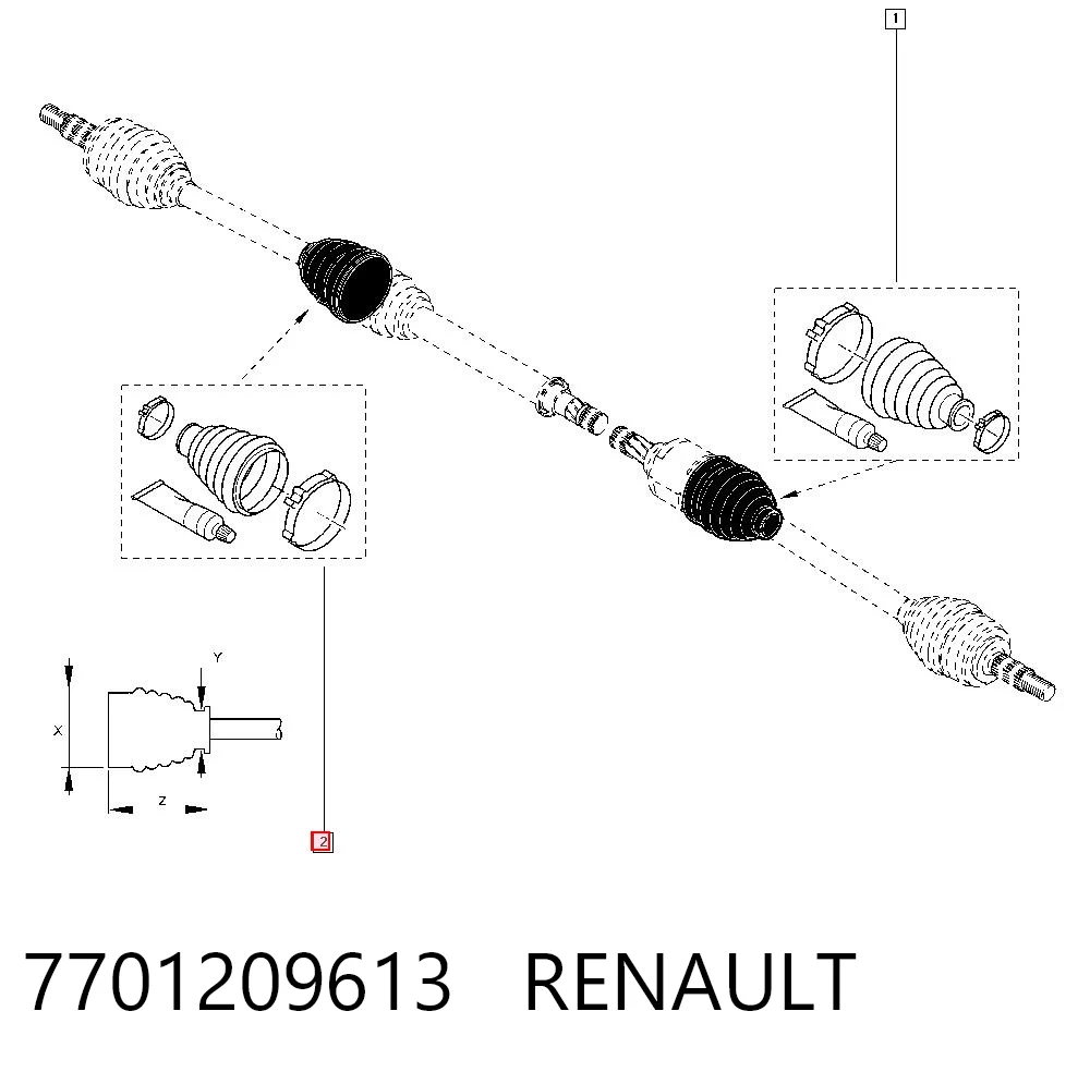 7701209613 Renault (RVI)