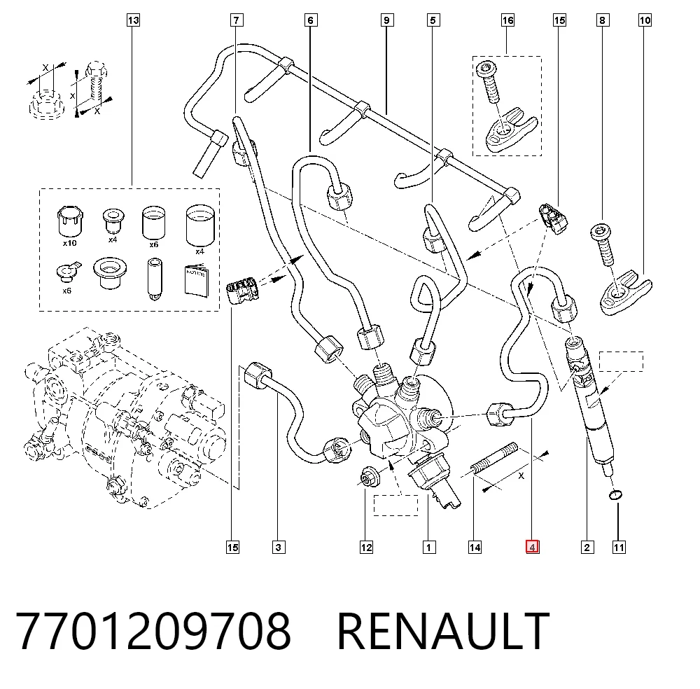 7701209708 Renault (RVI)
