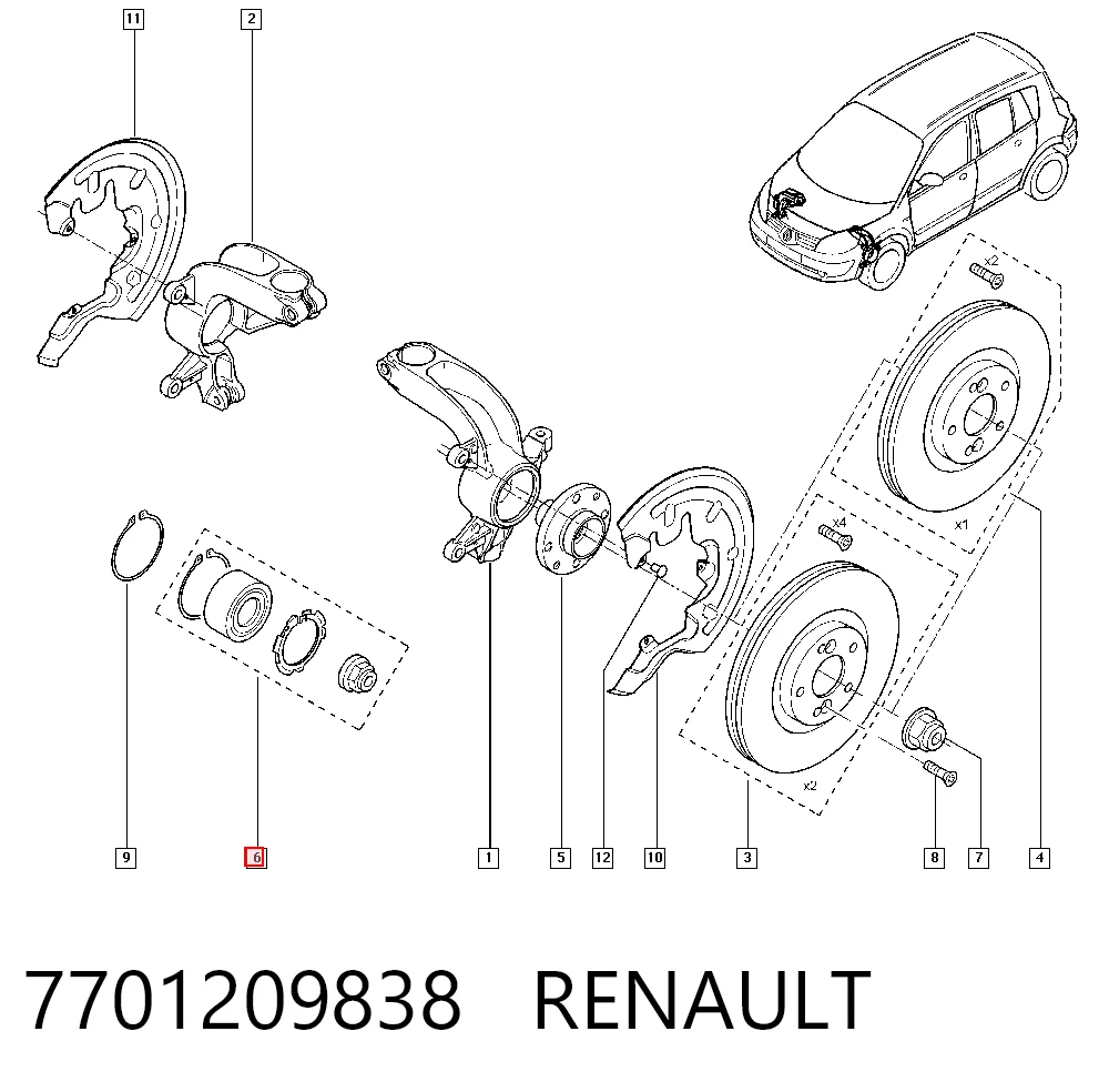  Laguna II carrinha (2001-2007) original desde 42,71 €