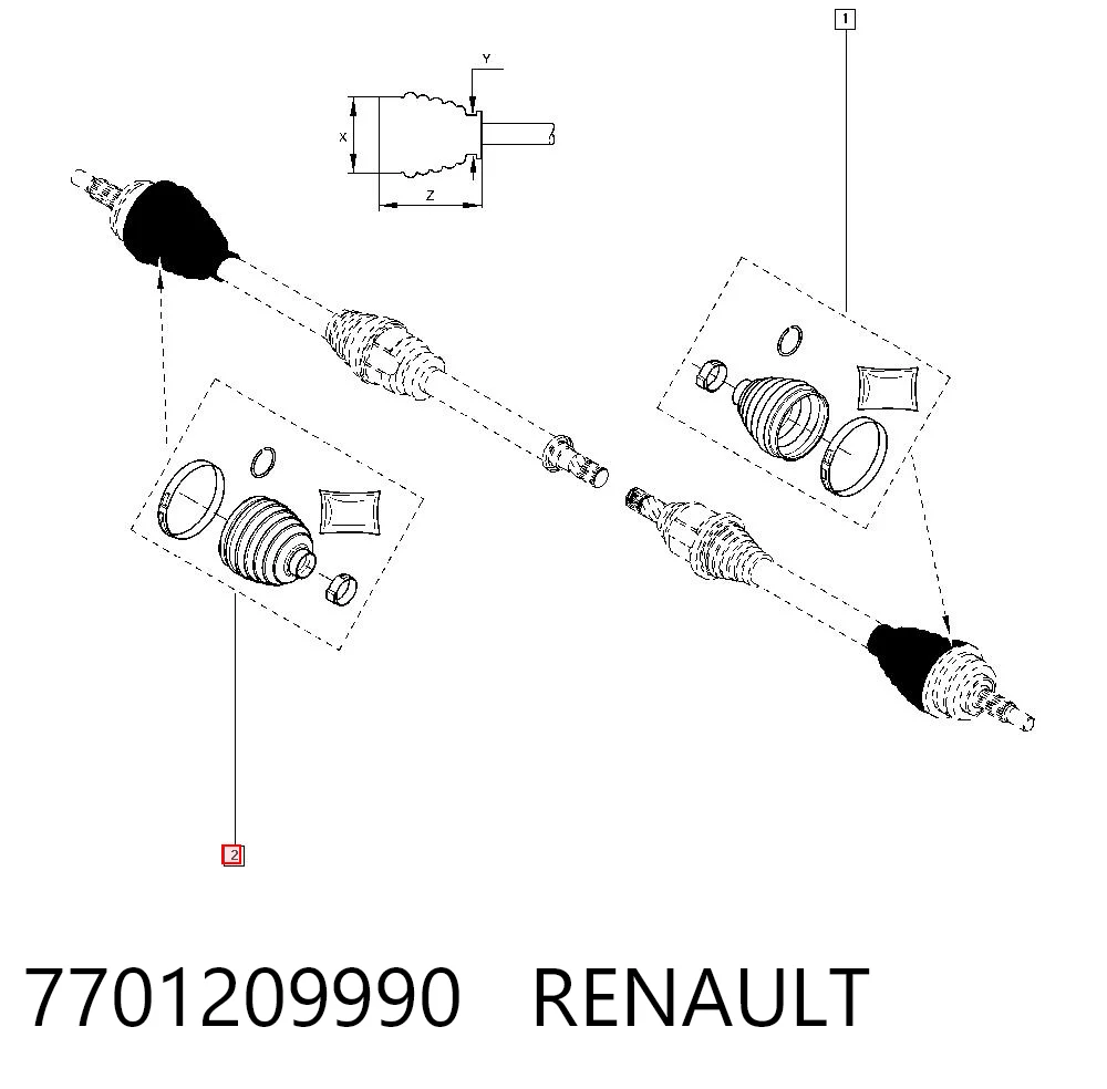 7701209990 Renault (RVI)