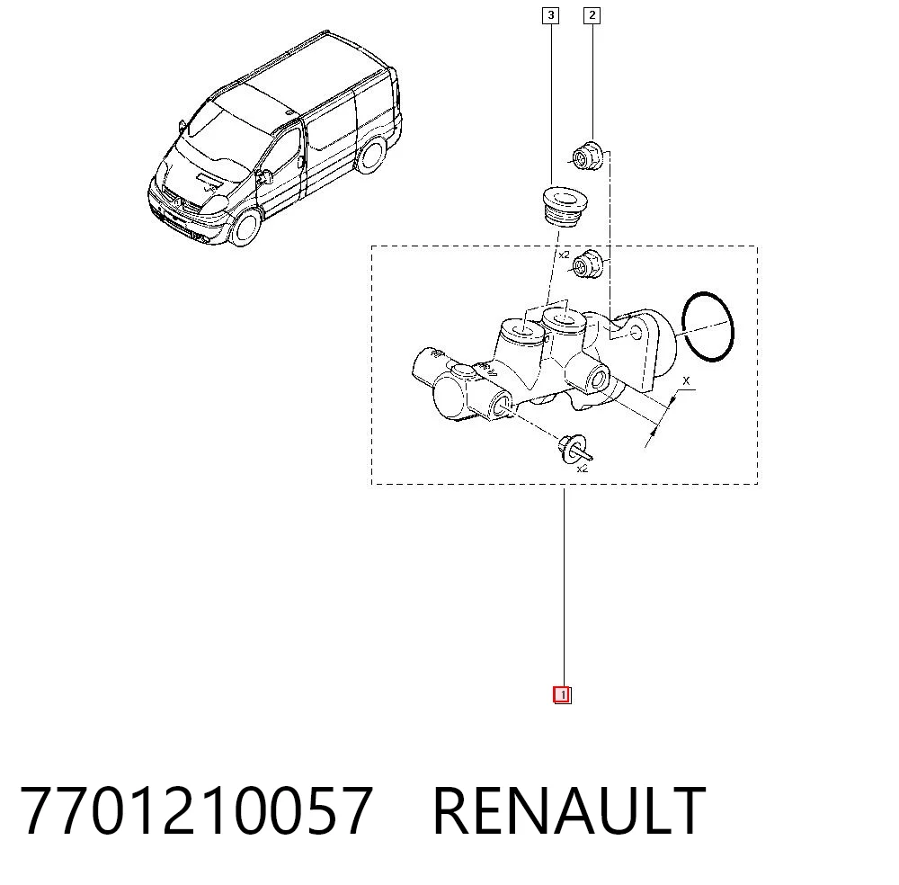  Trafic II сaixa (2001-2014) original desde 52,78 €