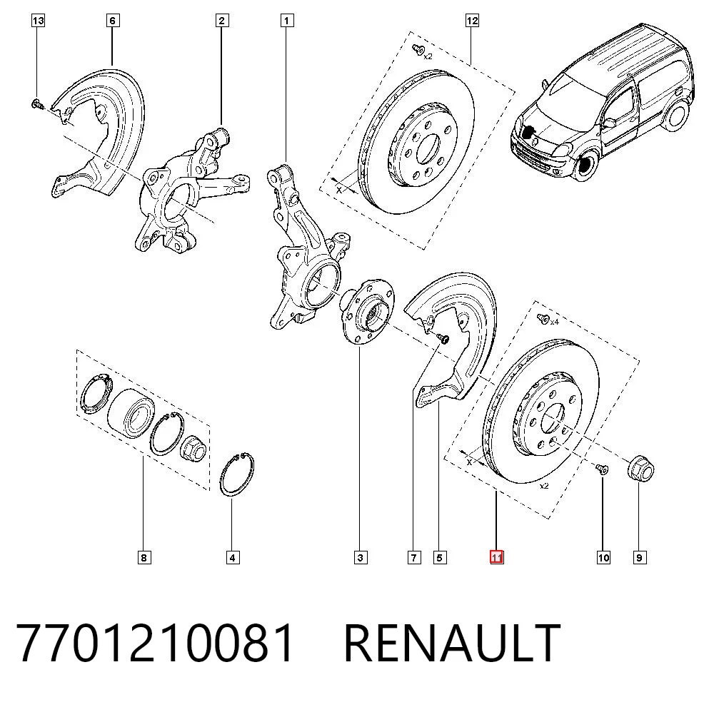 7701210081 Renault (RVI)