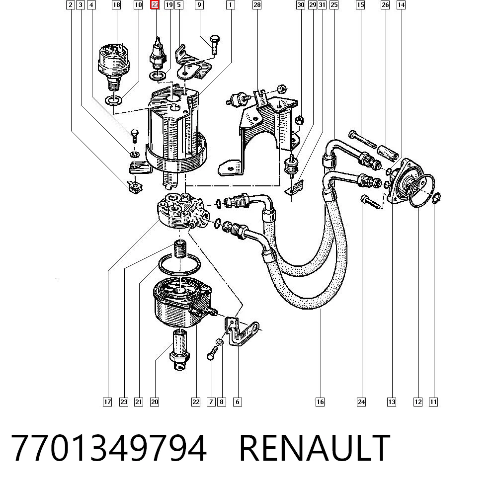 7701349794 Renault (RVI)