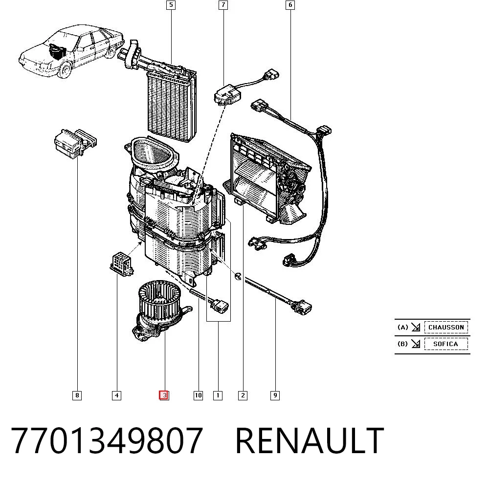 7701349807 Renault (RVI)