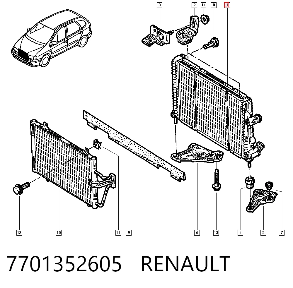 7701352605 Renault (RVI)