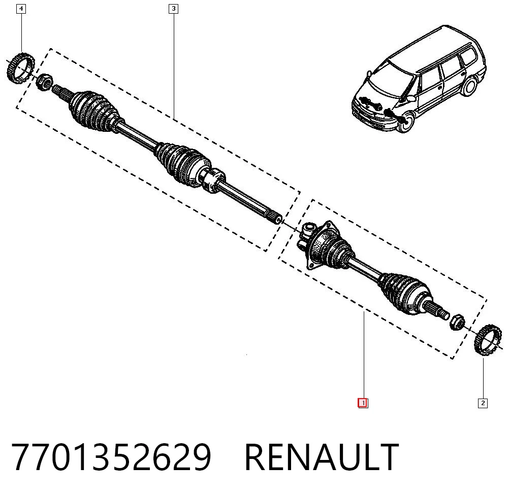7701352629 Renault (RVI)