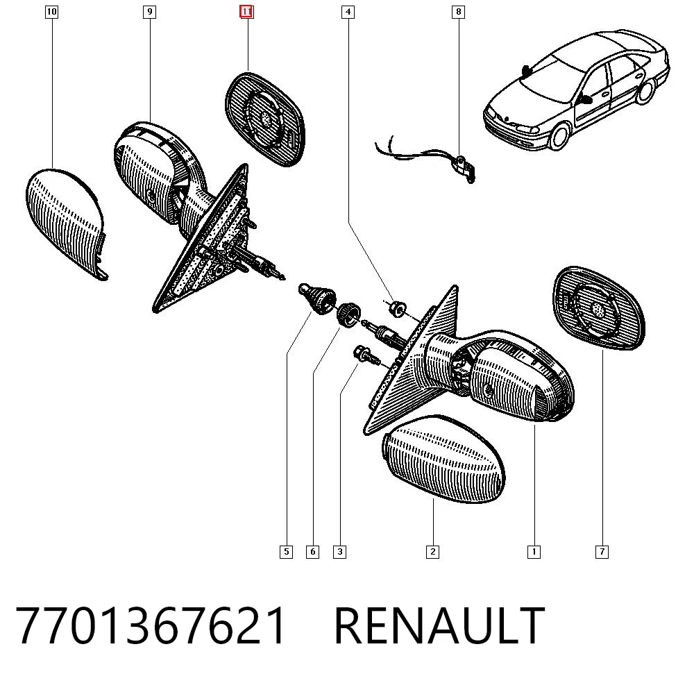 7701367621 Renault (RVI)