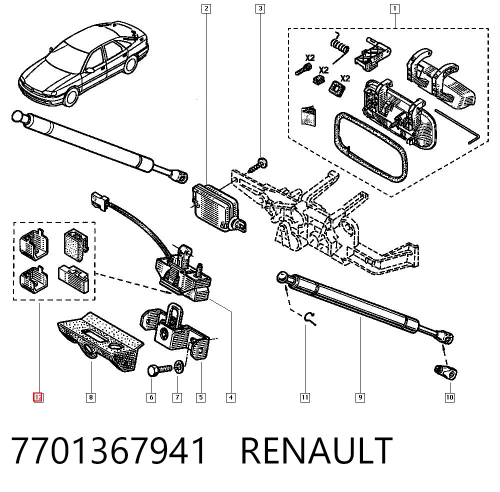 7701367941 Renault (RVI)