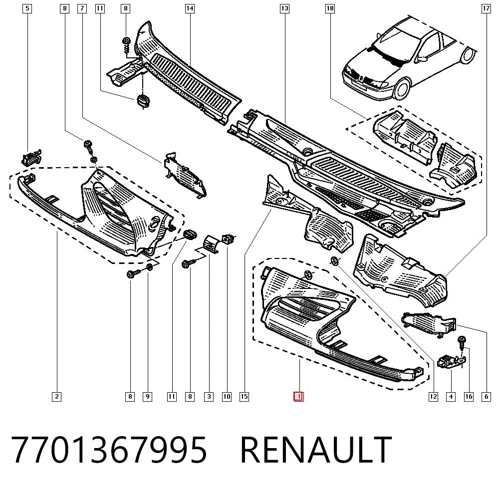 7701367995 Renault (RVI)