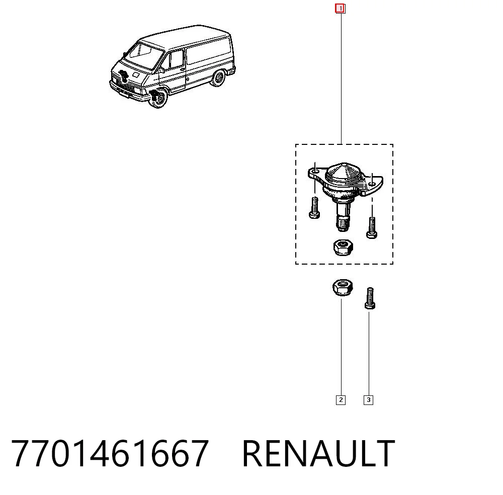 7701461667 Renault (RVI)