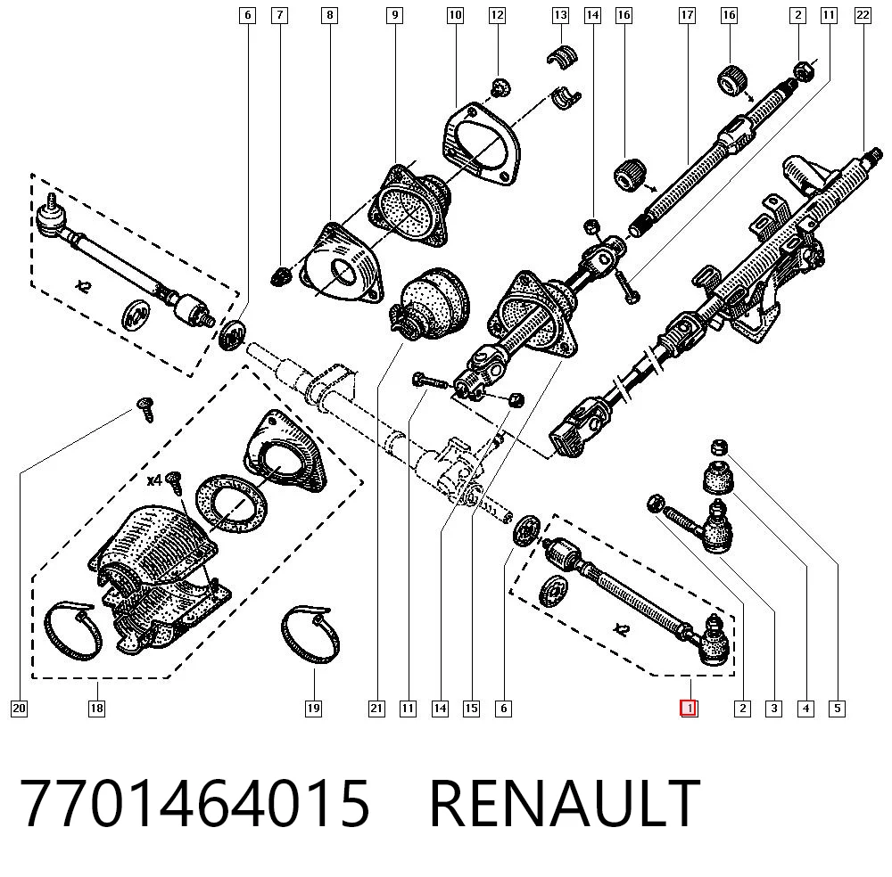 7701464015 Renault (RVI)