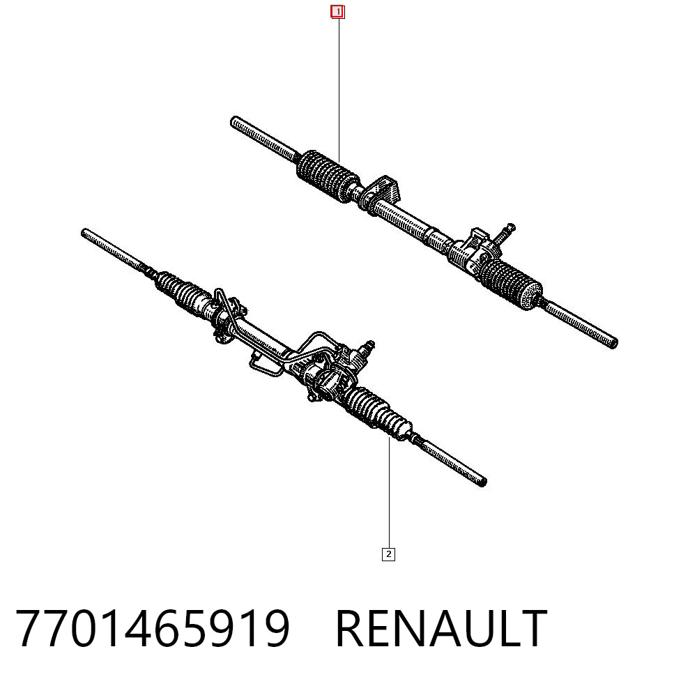 Cremalheira da direção Renault 21  K48 ao melhor preço