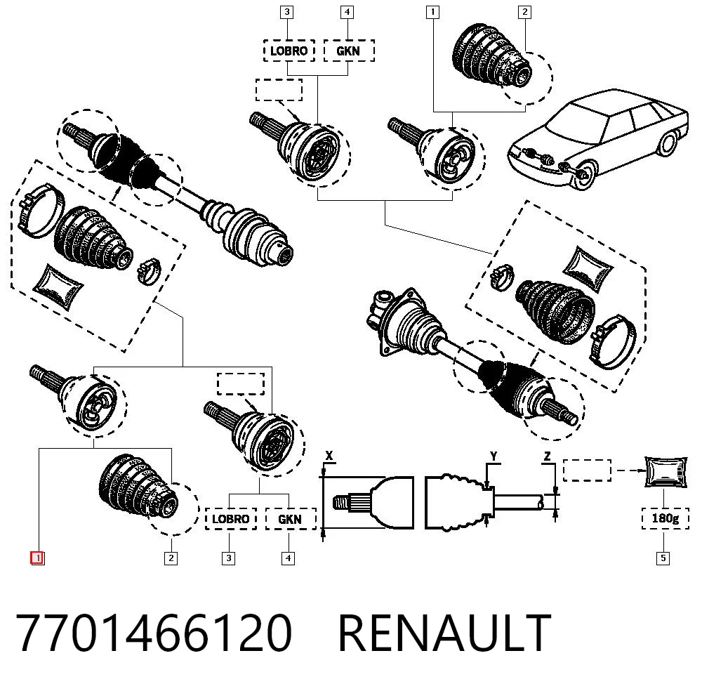 7701466120 Renault (RVI)