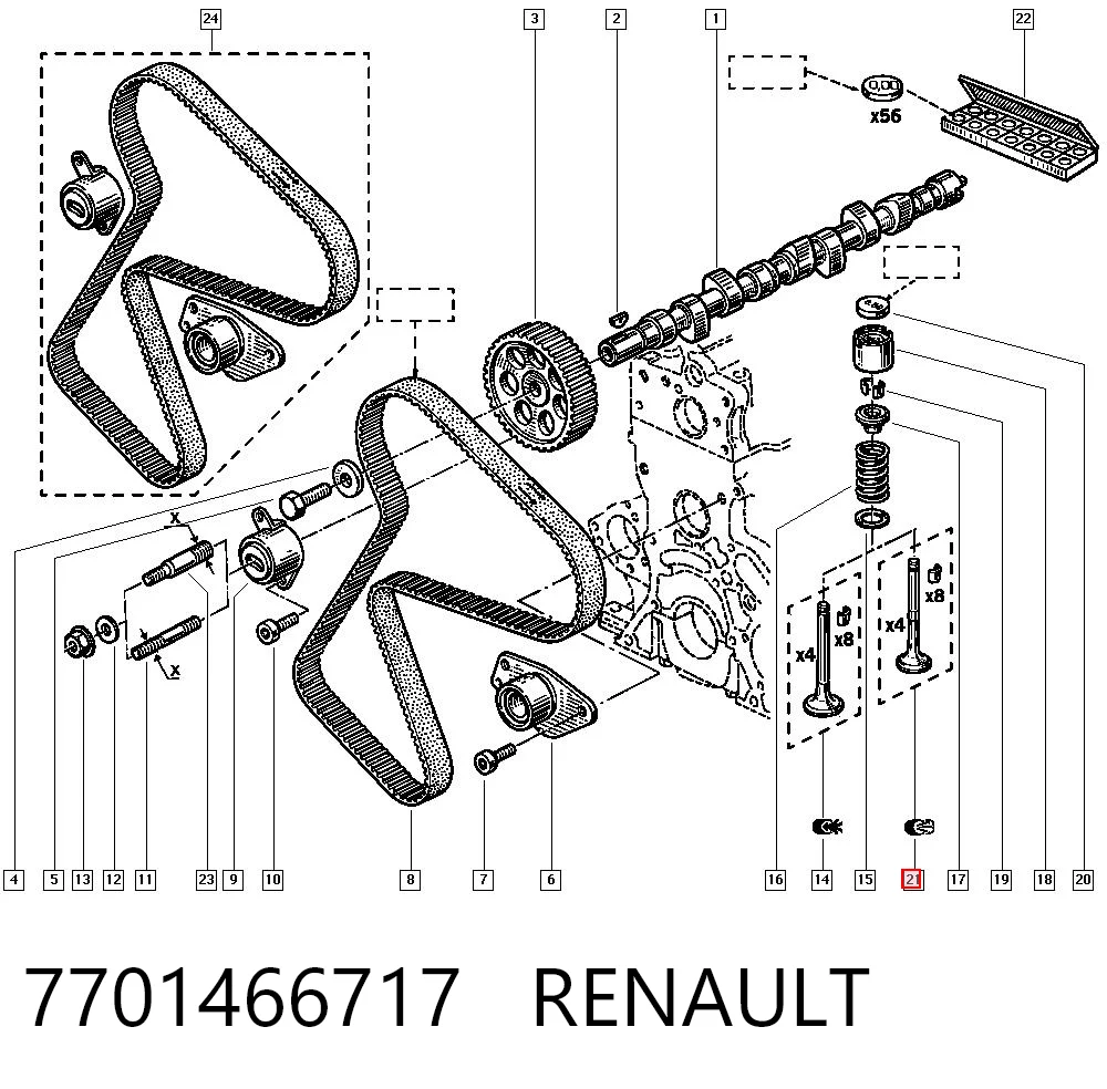 7701466717 Renault (RVI)