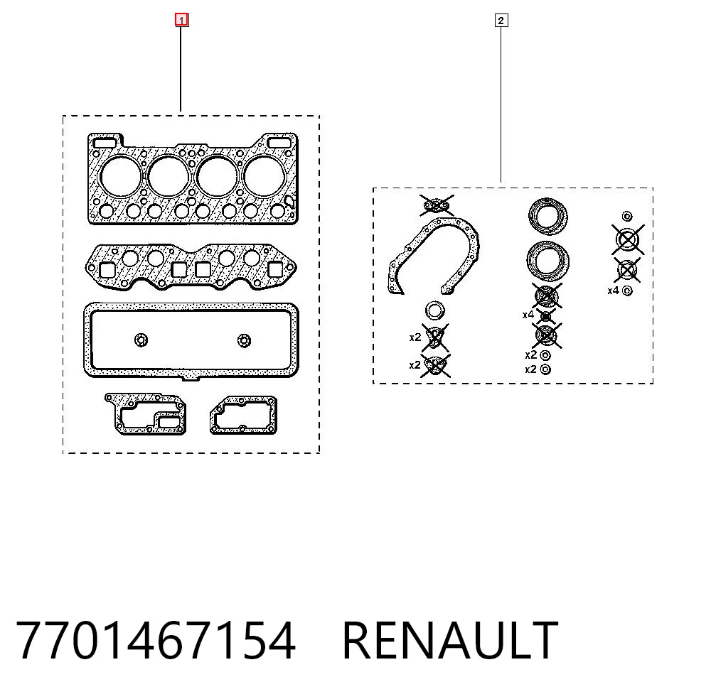 7701467154 Renault (RVI)