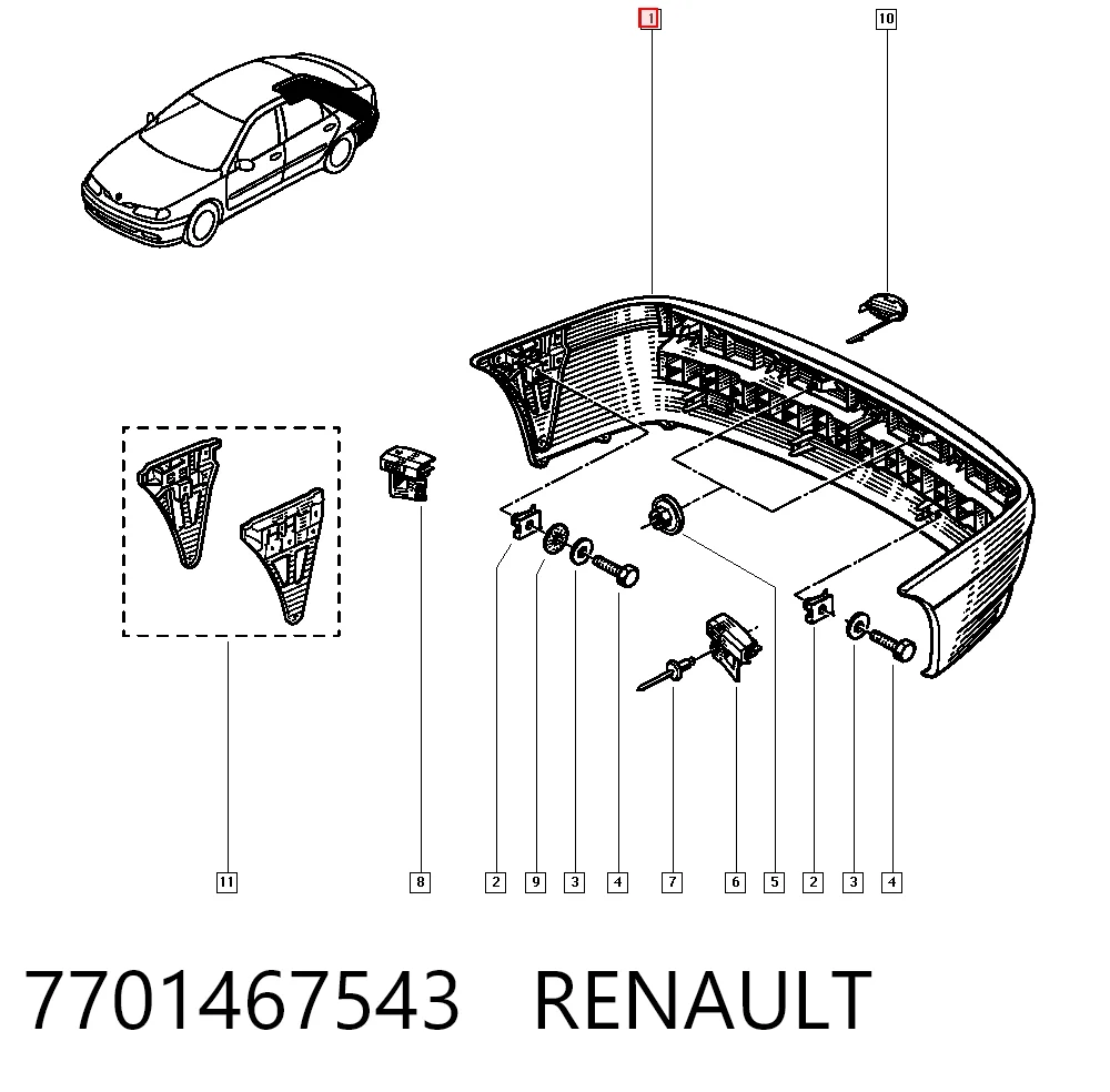  Renault Laguna I (B56, 556)