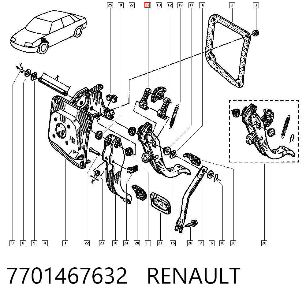 7701467632 Renault (RVI)