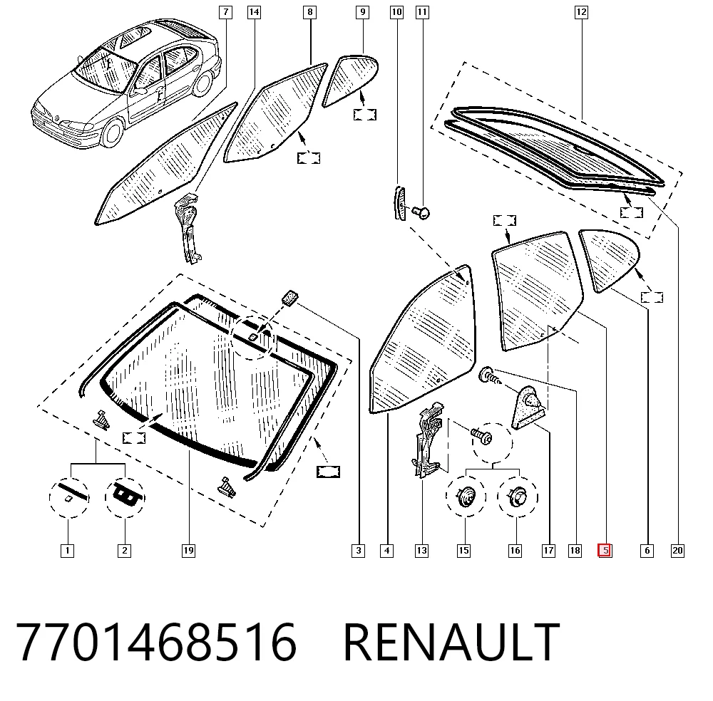 7701468516 Renault (RVI)
