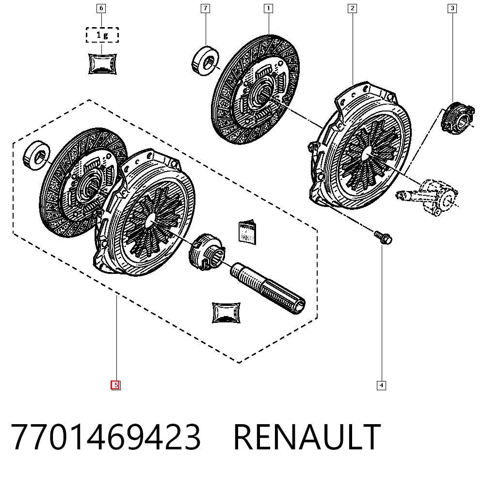 Y041 Sassone Kit de embraiagem (3 peças)