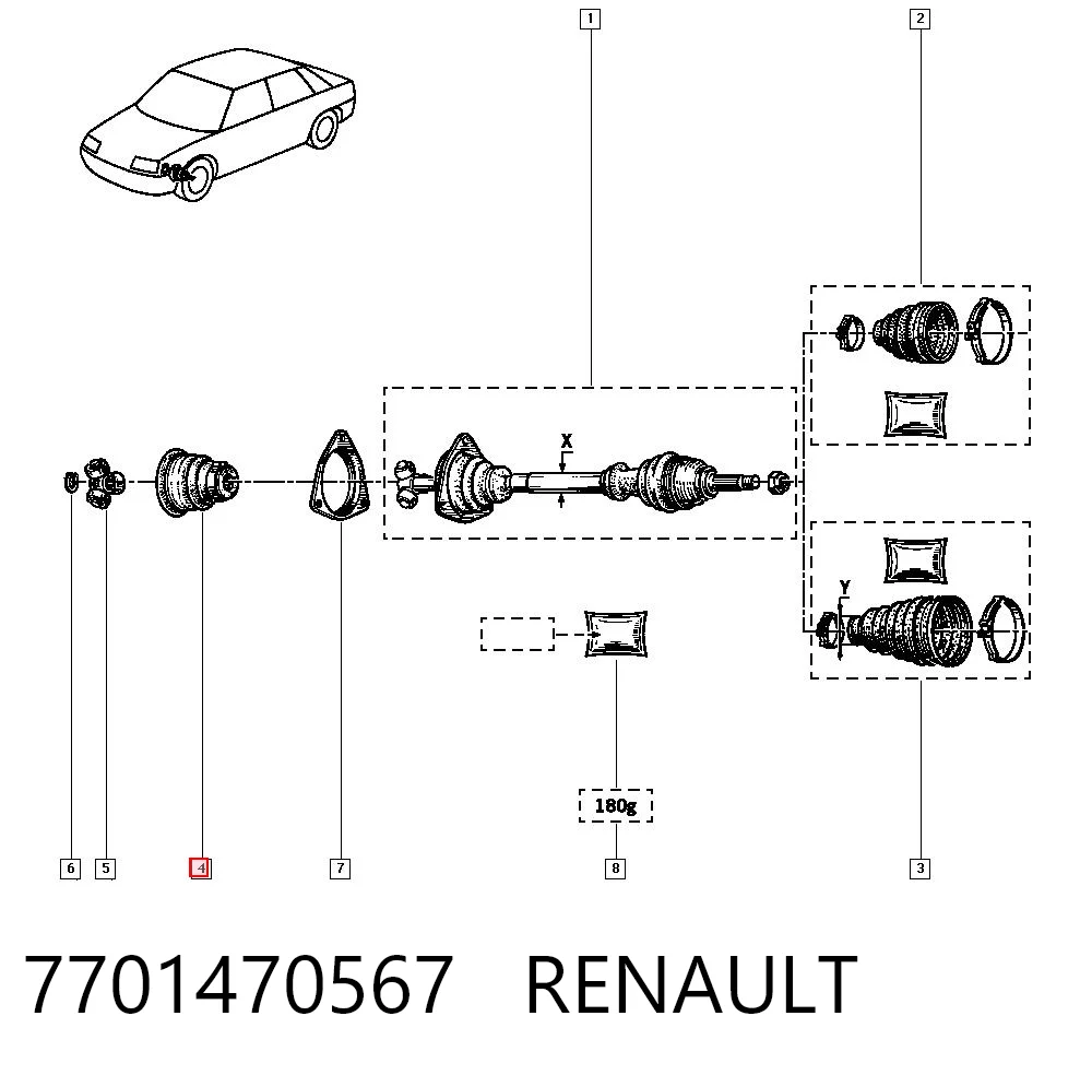 7701470567 Renault (RVI)