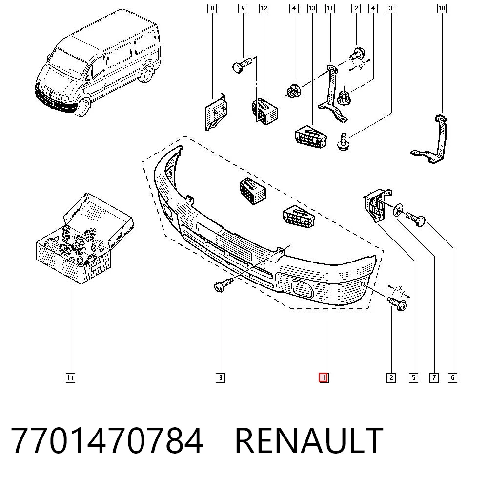 7701470784 Renault (RVI)