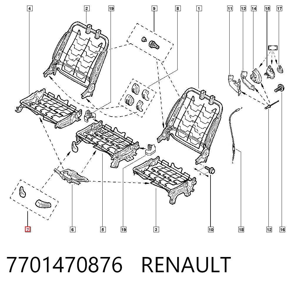7701470876 Renault (RVI)