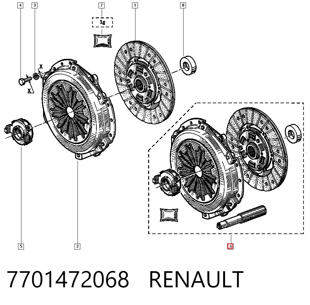 7701472068 Renault (RVI)