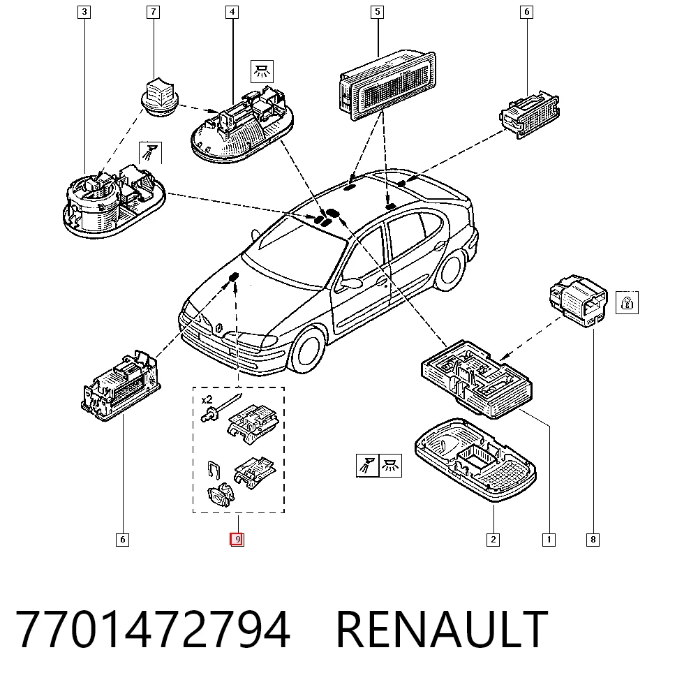 7701472794 Renault (RVI)