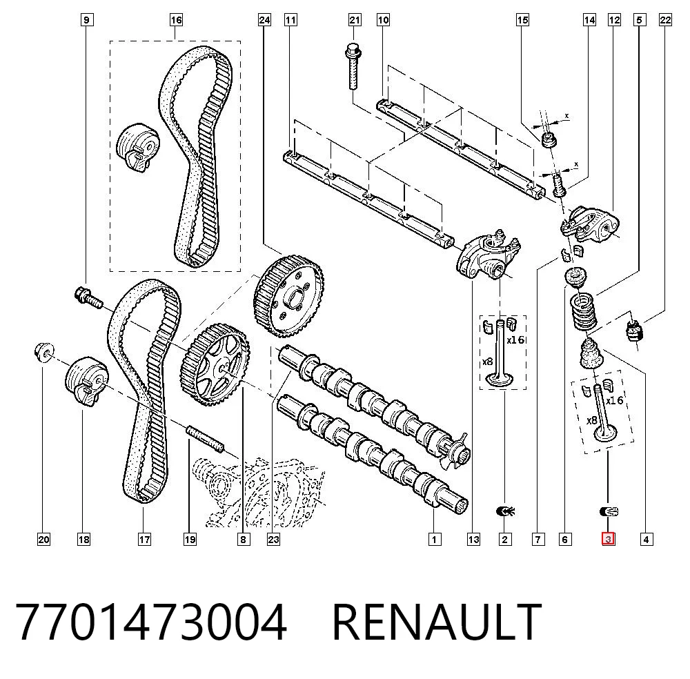 7701473004 Renault (RVI)