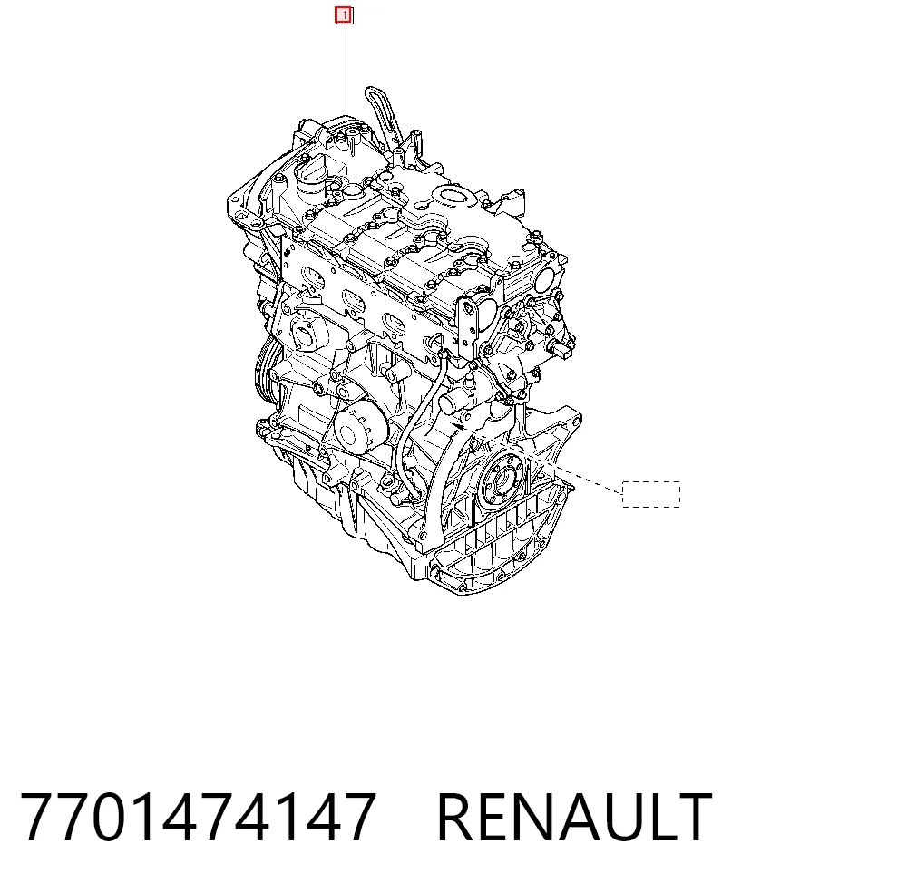 Vedação da árvore distribuidora de motor Renault Laguna III BT0, BT1
