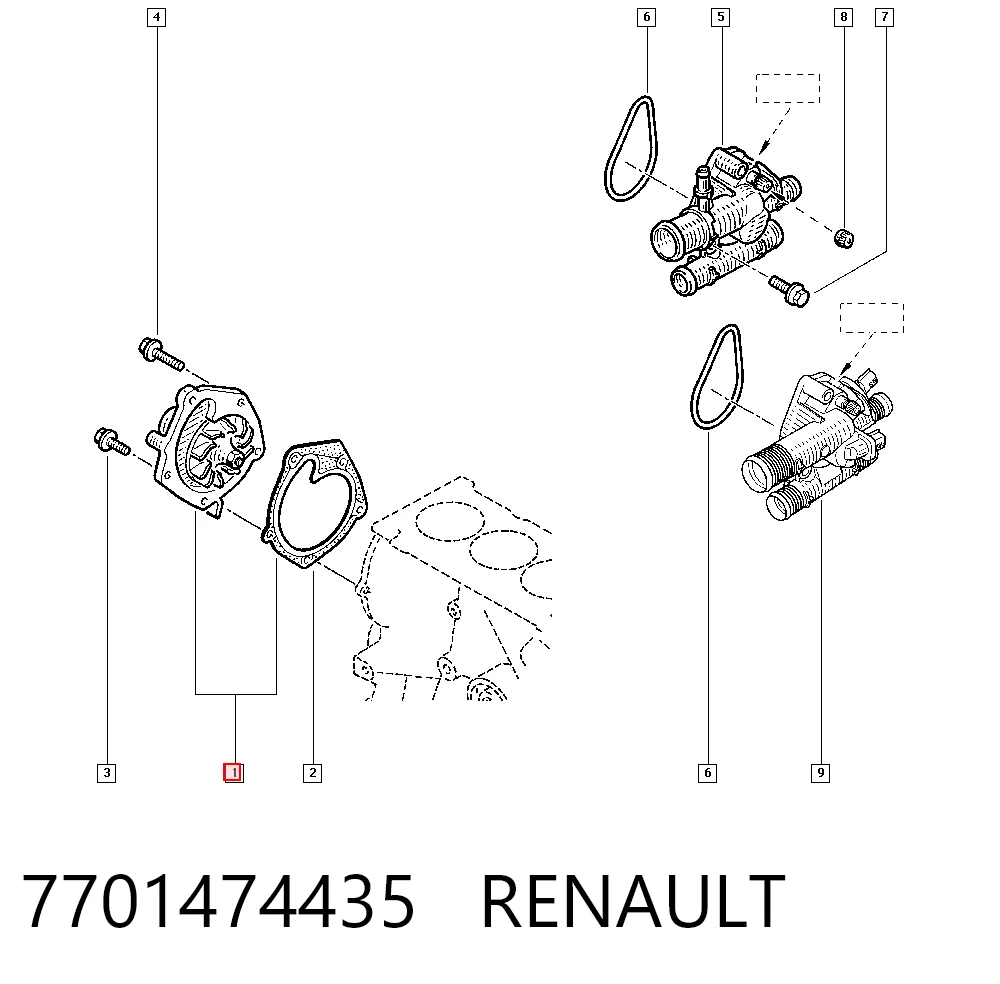 7701474435 Renault (RVI)