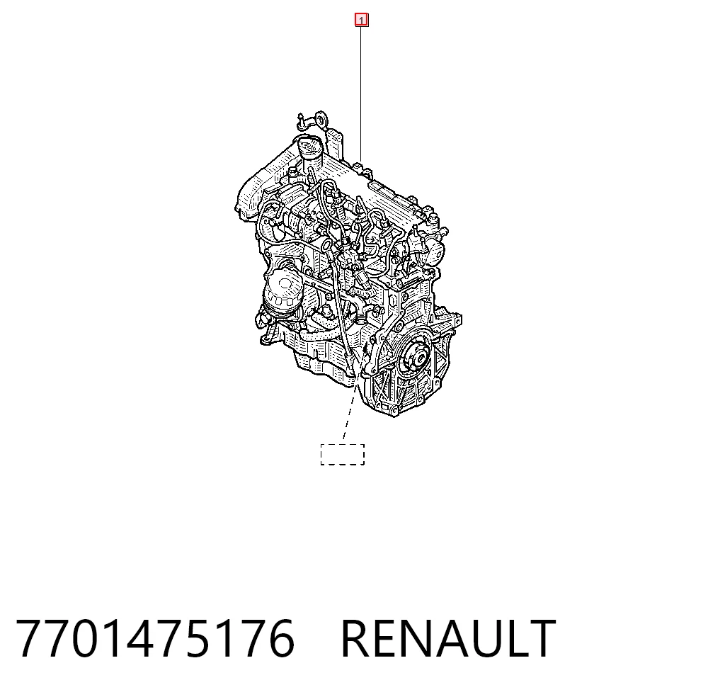 Motor montado Renault Clio II BB, CB