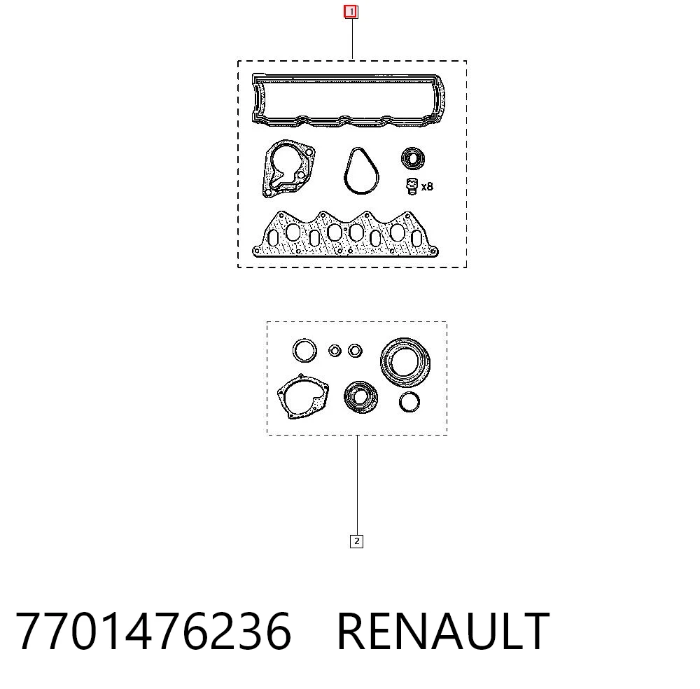 7701476236 Renault (RVI)