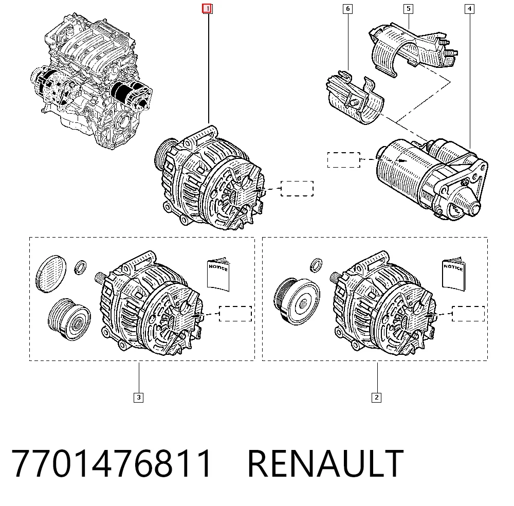 7701476811 Renault (RVI)