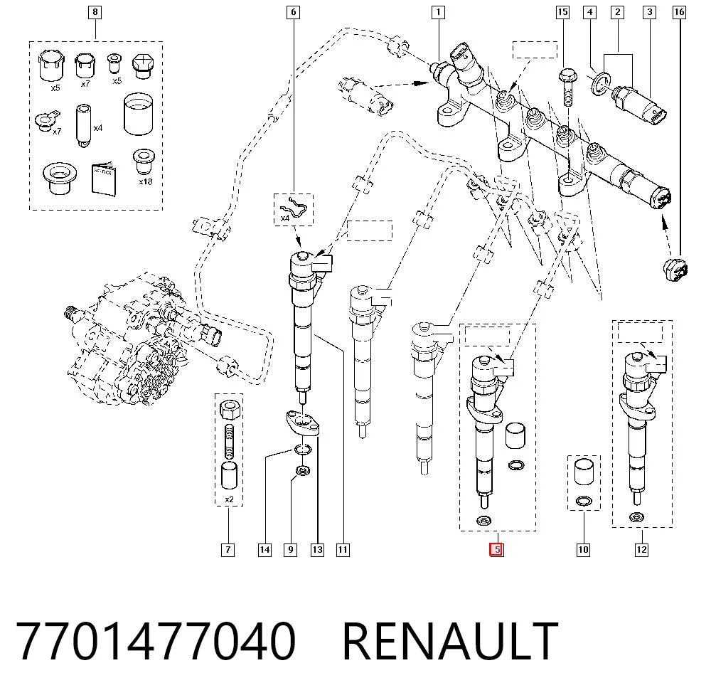 7701477040 Renault (RVI)
