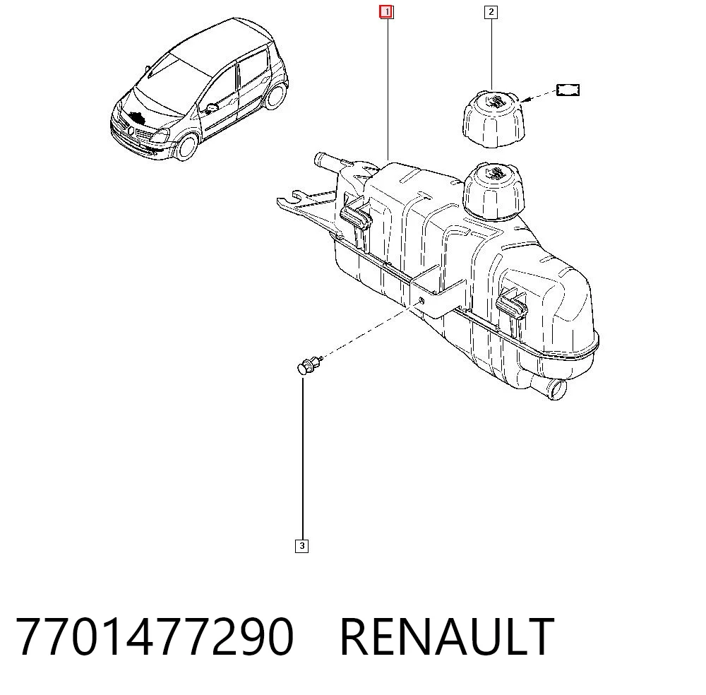  para Renault Clio III (BR01, CR01)