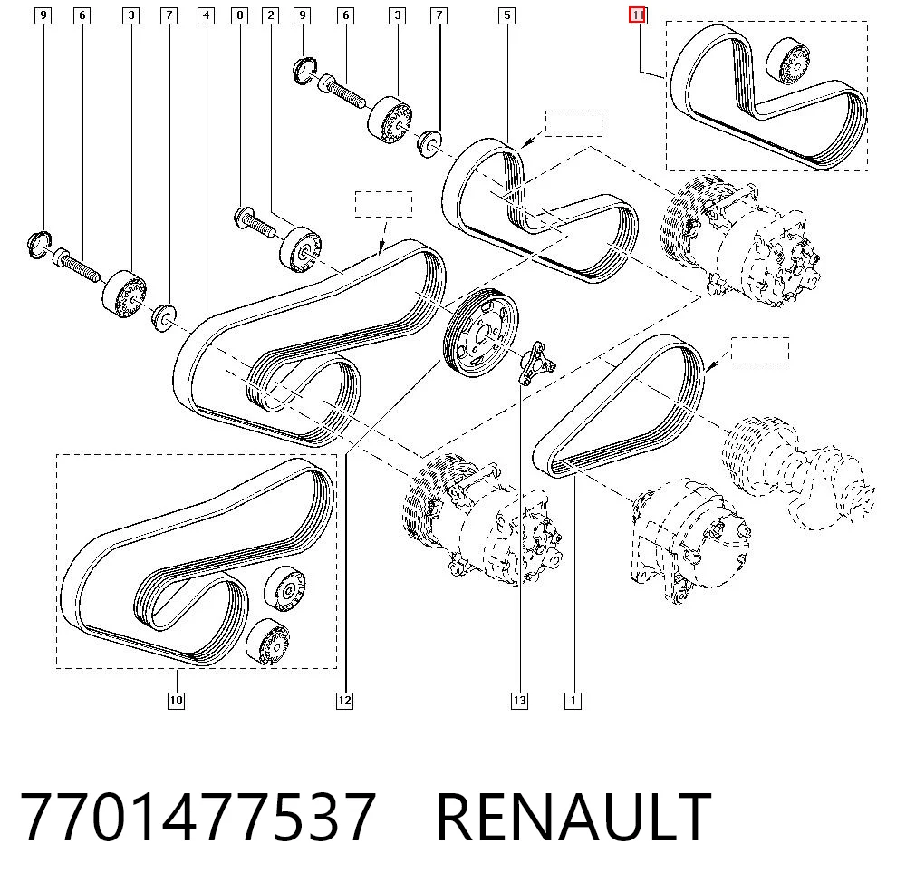 Compre 184860 Febi Correia dos conjuntos de transmissão, kit