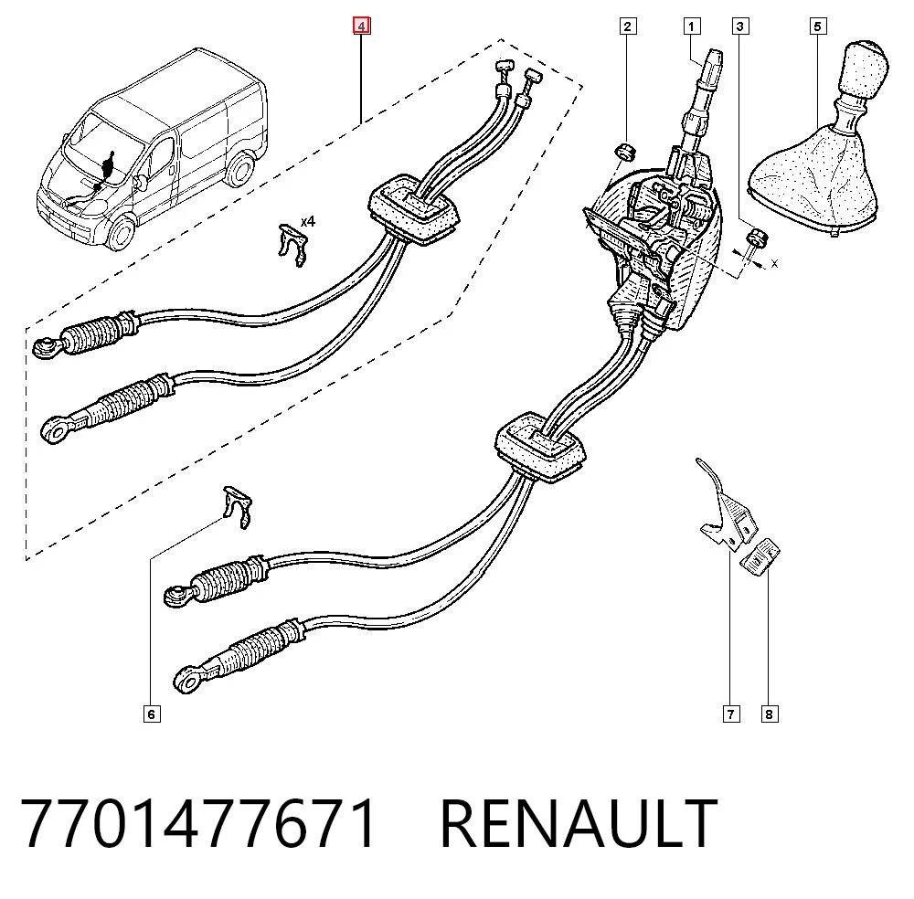 7701477671 Renault (RVI)