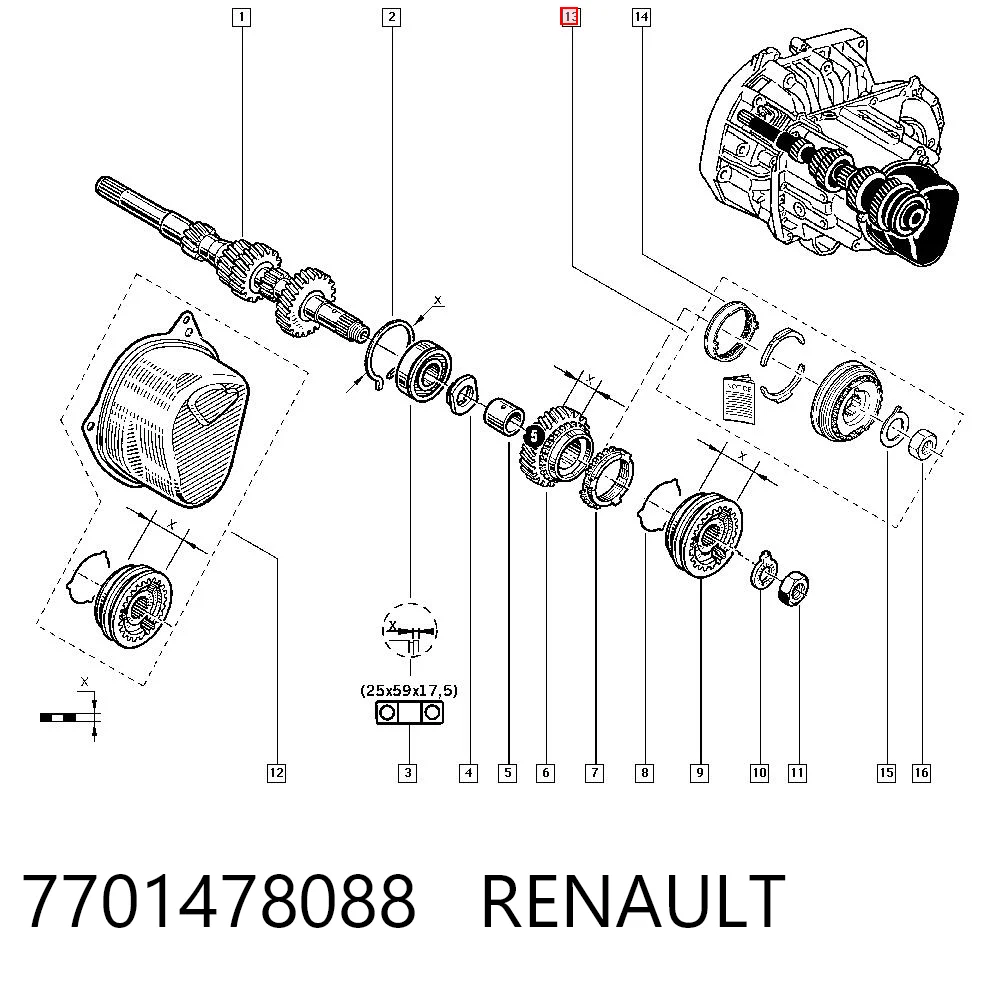 7701478088 Renault (RVI)