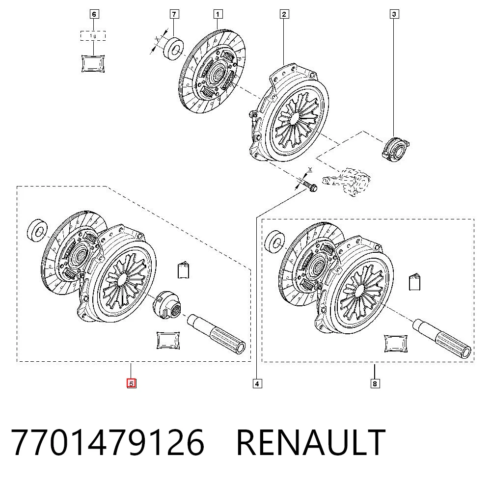 7701479126 Renault (RVI)