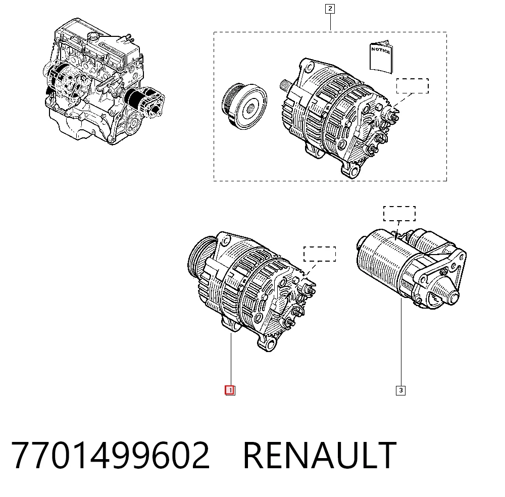 7701499602 Renault (RVI)