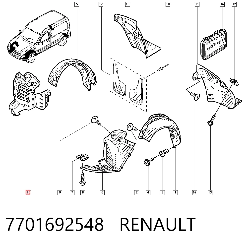 7701692548 Renault (RVI)