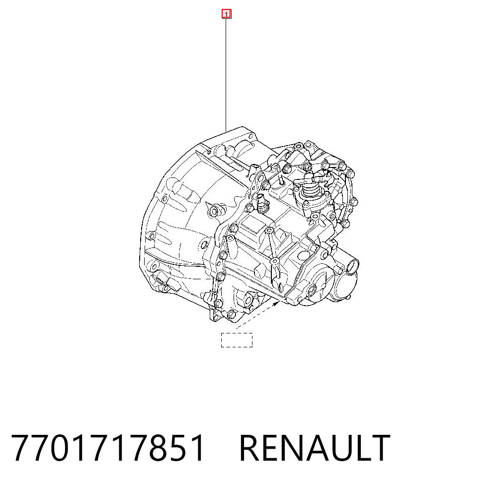 Caixa de Mudança montada (caixa mecânica de velocidades) para Renault Megane II LM0, LM1